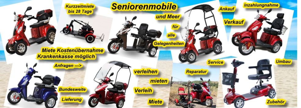 Seniorenmobile Mobilitätshilfe Mobilitätscooter